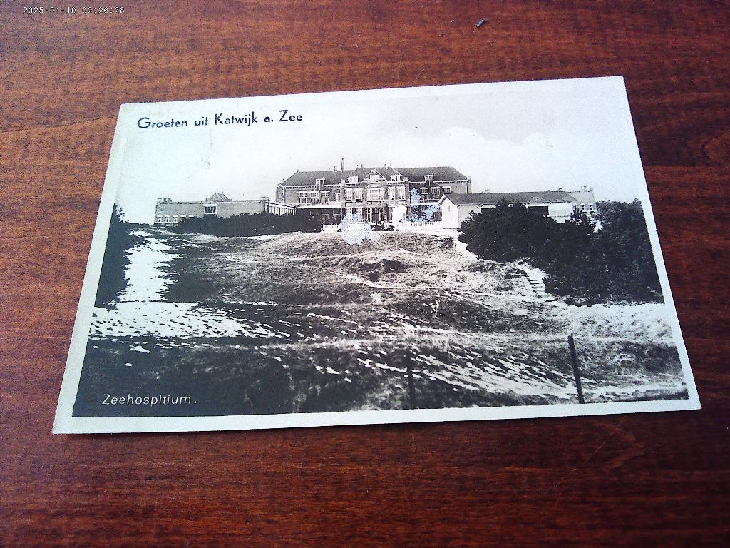L33 - Katwijk - Zeehospitium - 1938 - Oud, Verzamelen, Ansichtkaarten | Nederland, Zuid-Holland, 1920 tot 1940, Ophalen of Verzenden
