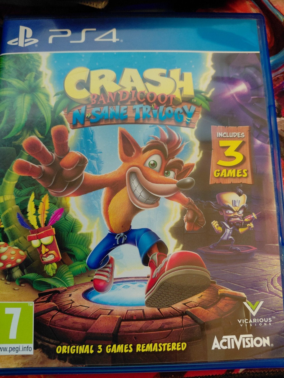 Crash Bandicoot N. Trilogy ps4, Spelcomputers en Games, Avontuur en Actie, 1 speler, Ophalen of Verzenden, Zo goed als nieuw