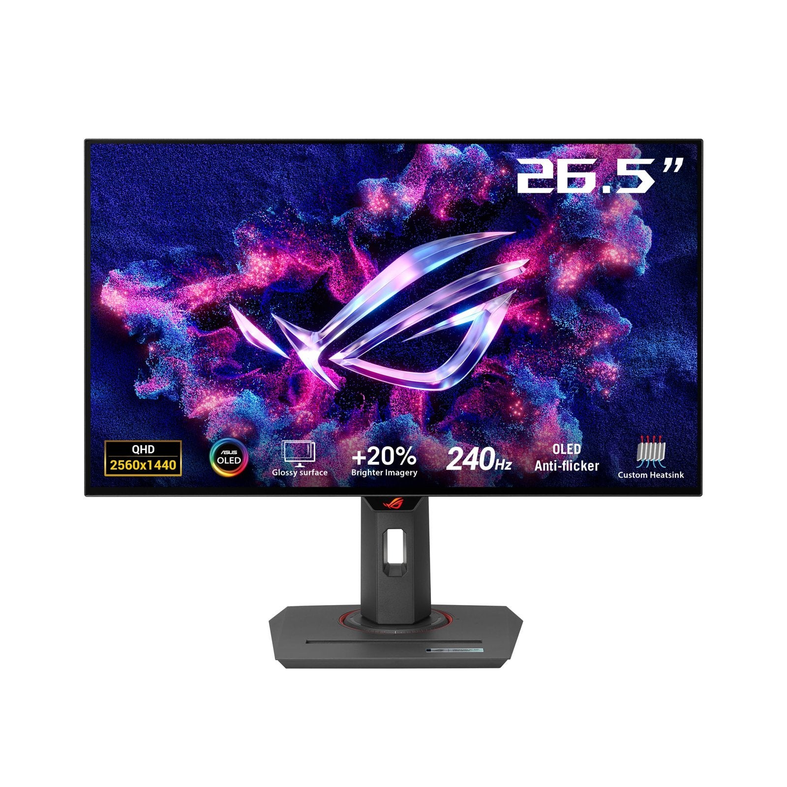 ASUS ROG Strix XG27AQDMG 27" QHD 240Hz OLED Gaming Monitor, Computers en Software, Monitoren, Gaming, In hoogte verstelbaar, Nieuw