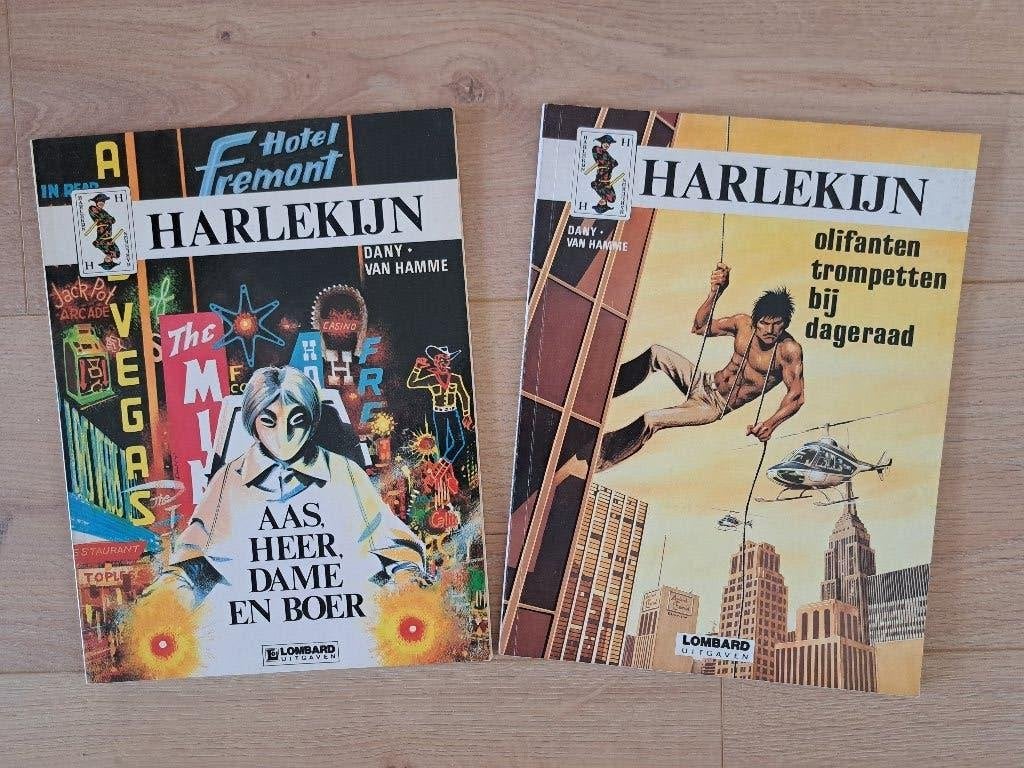 Harlekijn – 2 delen, Jean Van Hamme, Ophalen of Verzenden, Zo goed als nieuw, Meerdere stripboeken