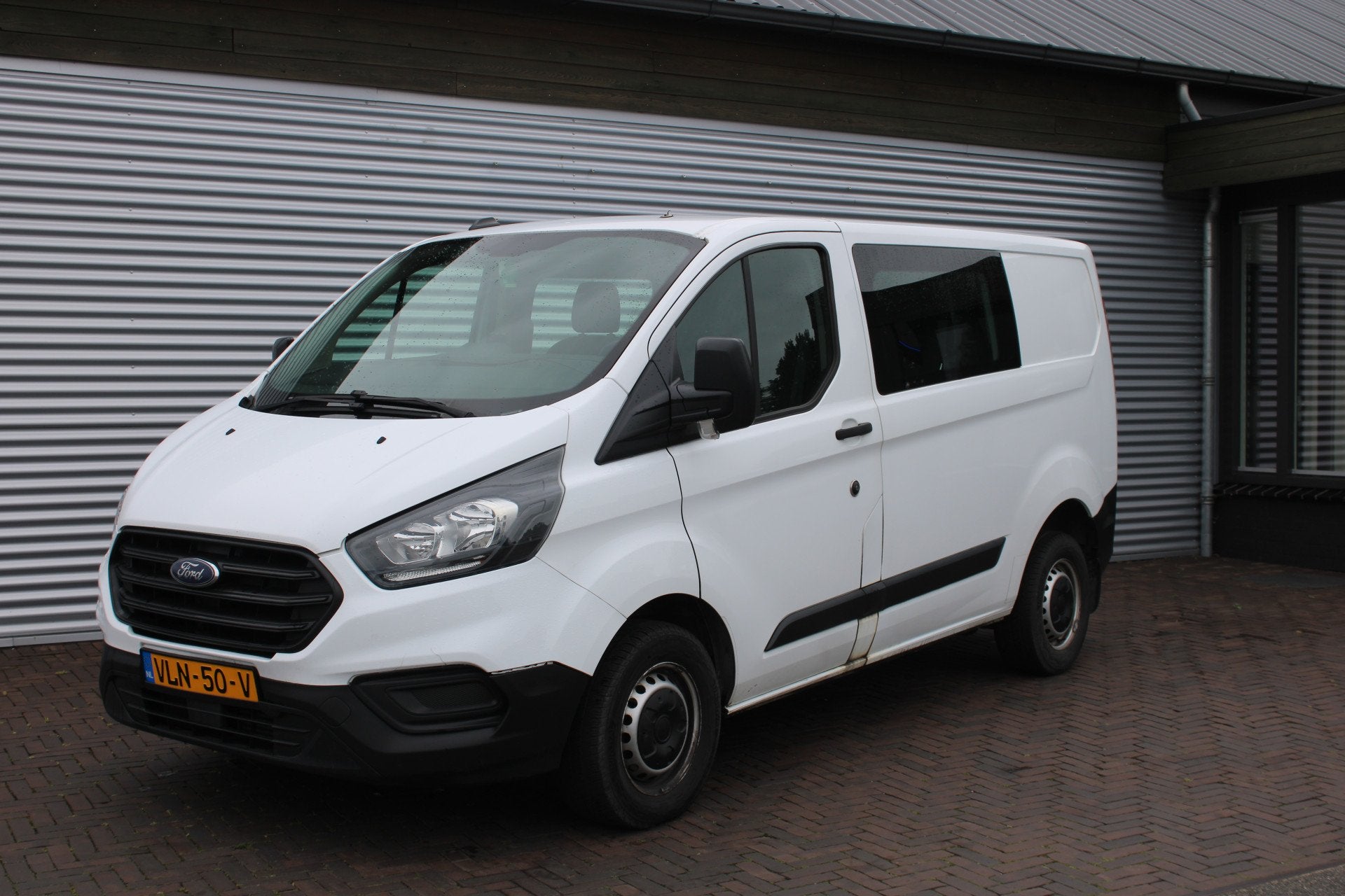 Ford Transit Custom 280 2.0 TDCI L1H1 Ambiente DC (bj 2021), 4 cilinders, Wit, Origineel Nederlands, Bedrijf