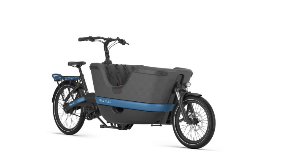 Makki Load Bakfiets voor het hele gezin, Ophalen of Verzenden, 2 kinderen, Schijfrem, Gazelle