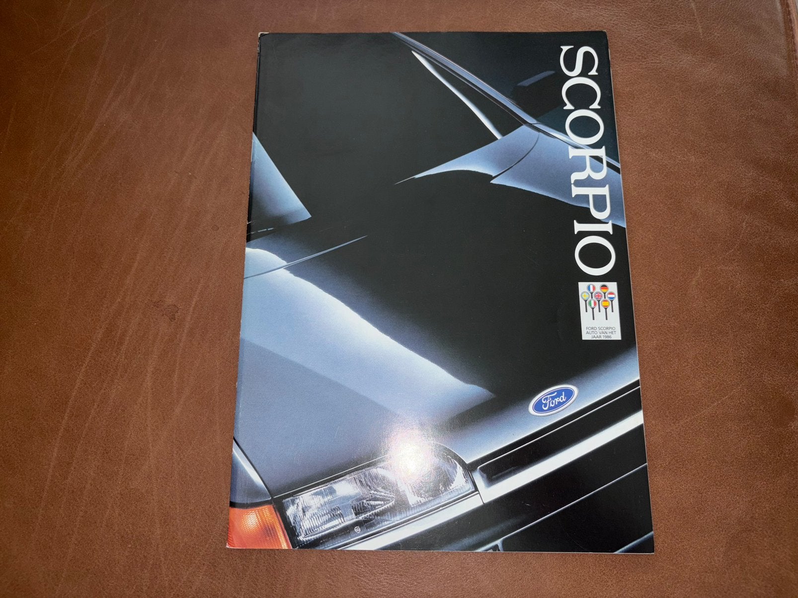 Folder Ford Scorpio 1986, Ophalen of Verzenden, Zo goed als nieuw, Ford