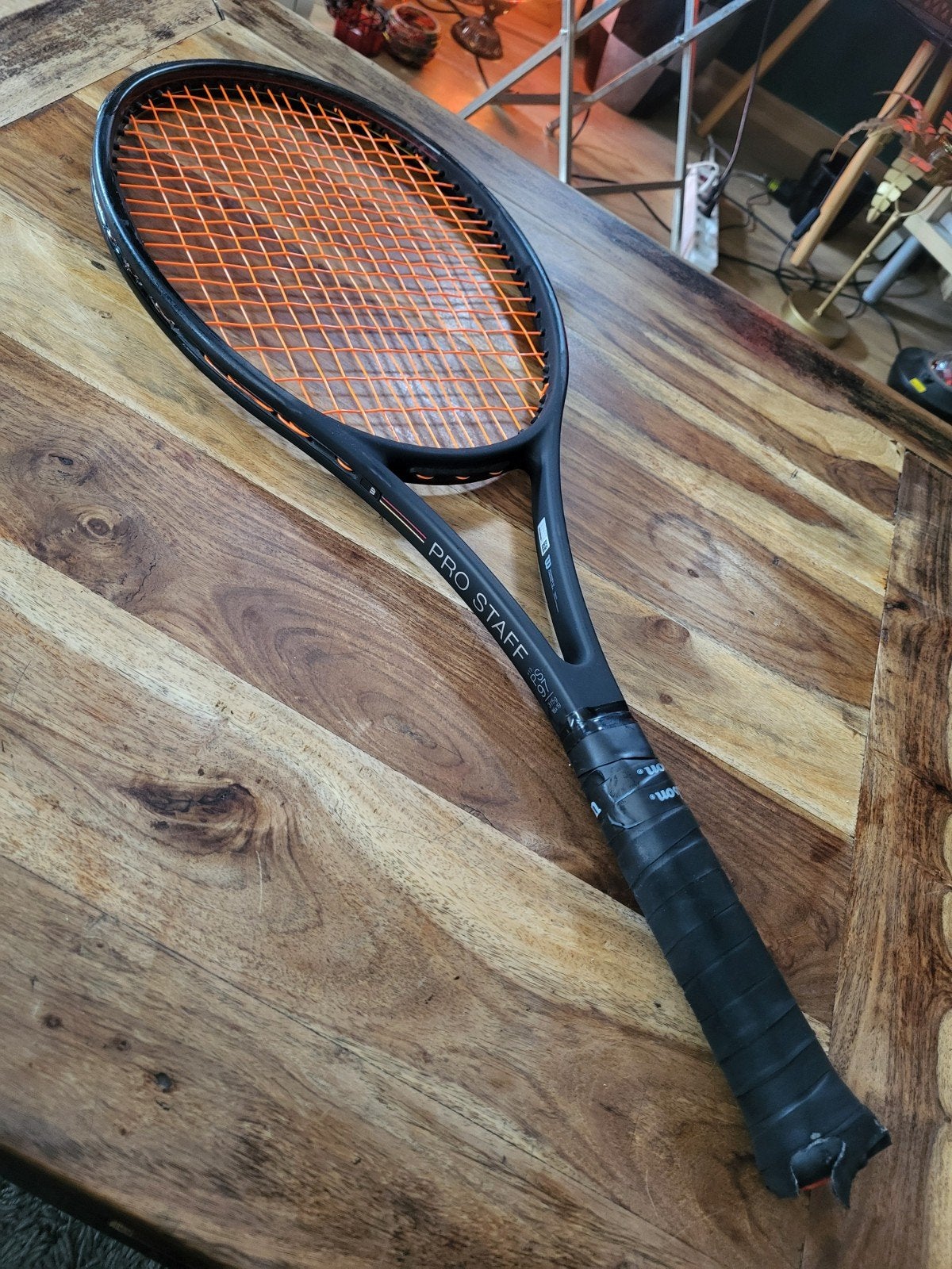 Wilson Pro Staff 97 v13 Tennisracket 315 gram L3, Ophalen of Verzenden, Zo goed als nieuw, Wilson, Racket