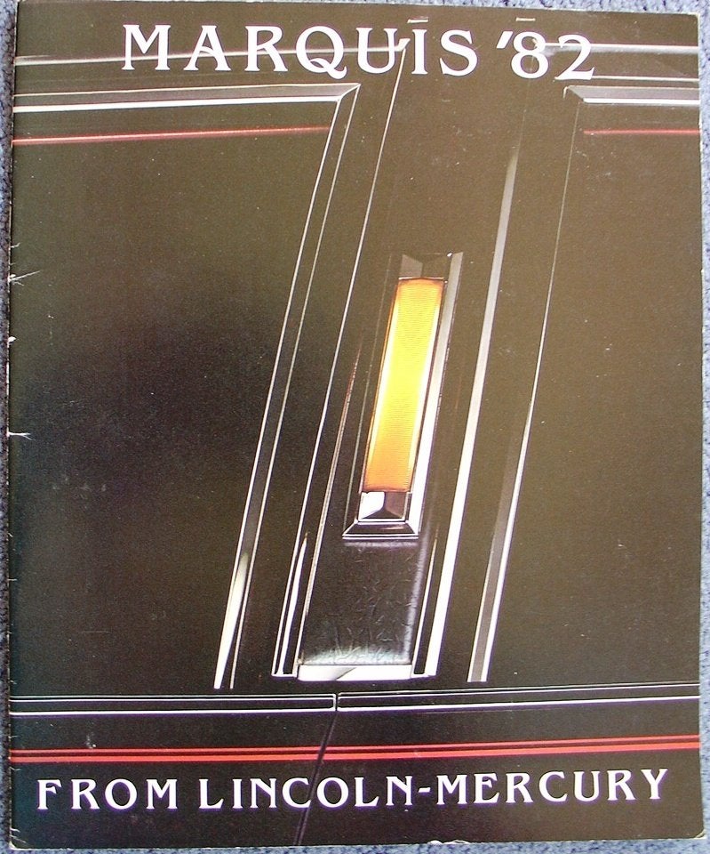 Mercury Marquis 1982 brochure USA, Verzenden, Zo goed als nieuw, Overige merken