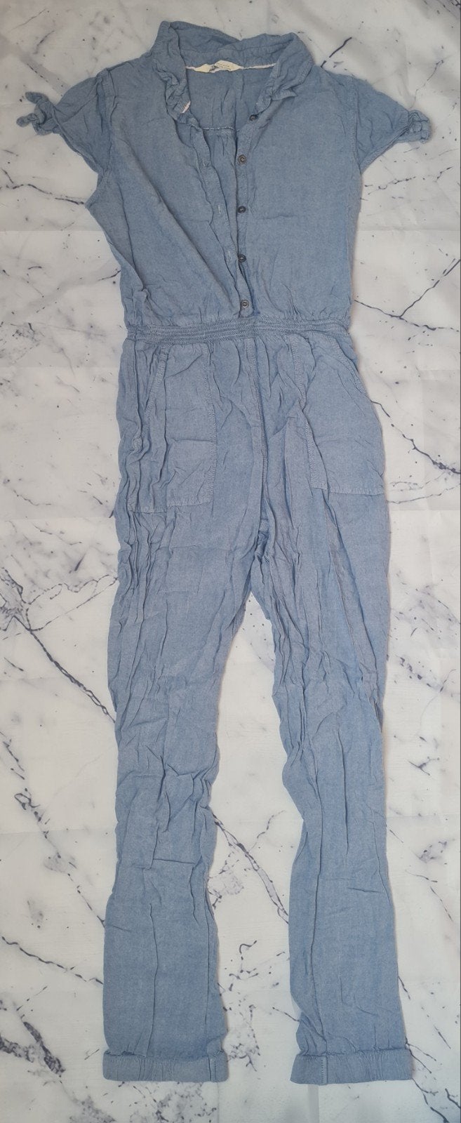 H&M Lichtblauwe Jumpsuit Maat 164 (13-14 jaar), Kleding | Dames, H&M, Blauw, Ophalen of Verzenden, Maat 34 (XS) of kleiner