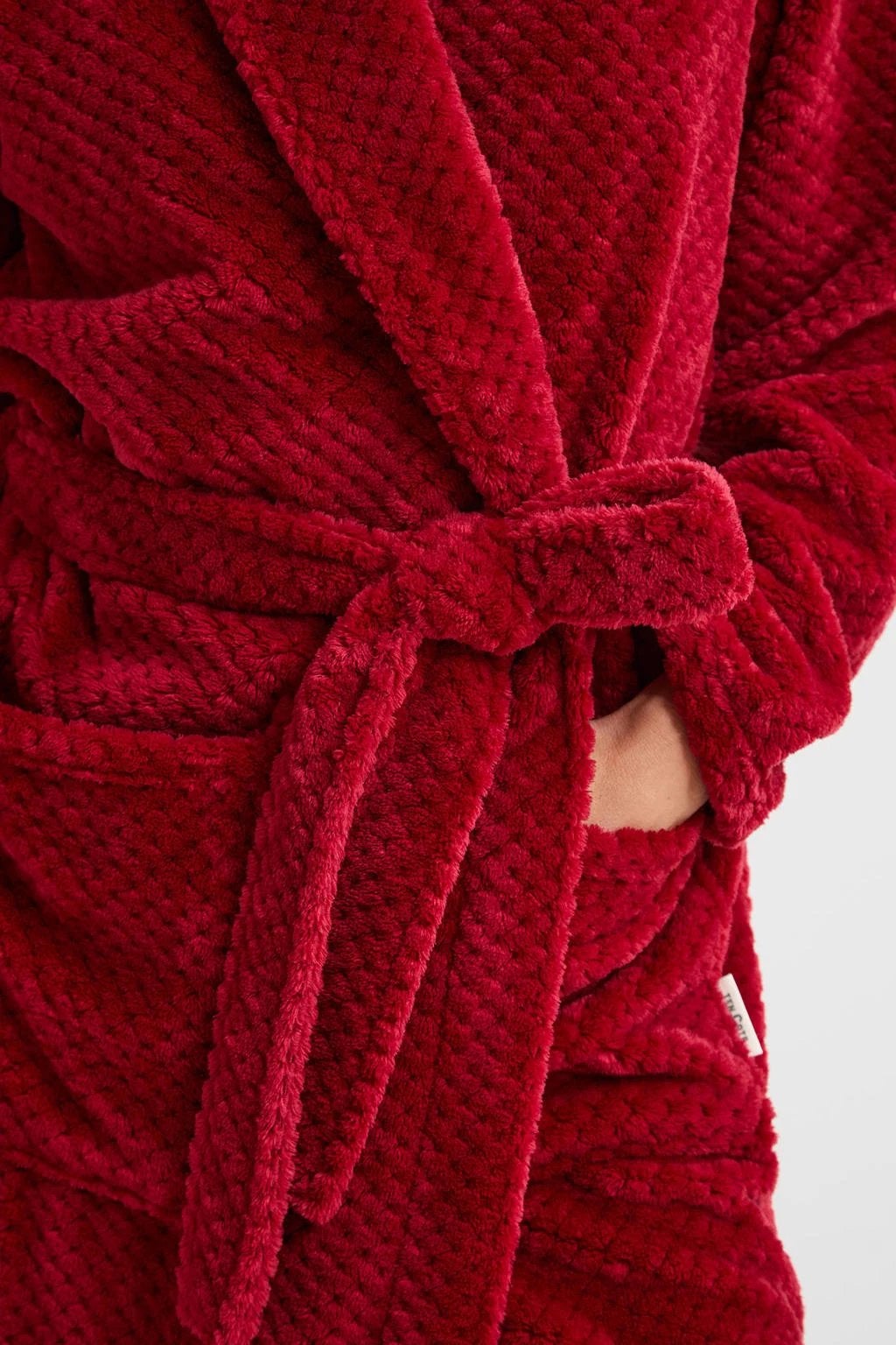 ochtendjas badjas fleece rood ten cate small nieuw, Ophalen of Verzenden, Nieuw, Maat 36 (S)