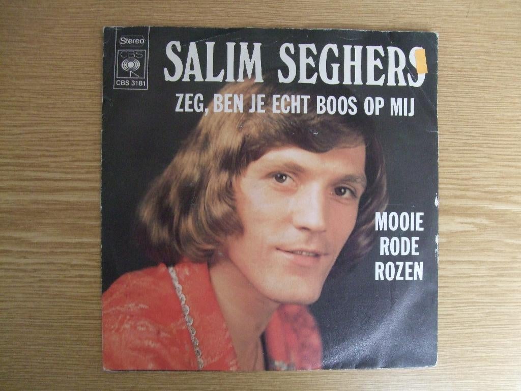 SALIM SEGHERS    ZEG, BEN JE ECHT BOOS OP MIJ / MOOIE RODE, 7 inch, Single, Ophalen of Verzenden, Nederlandstalig