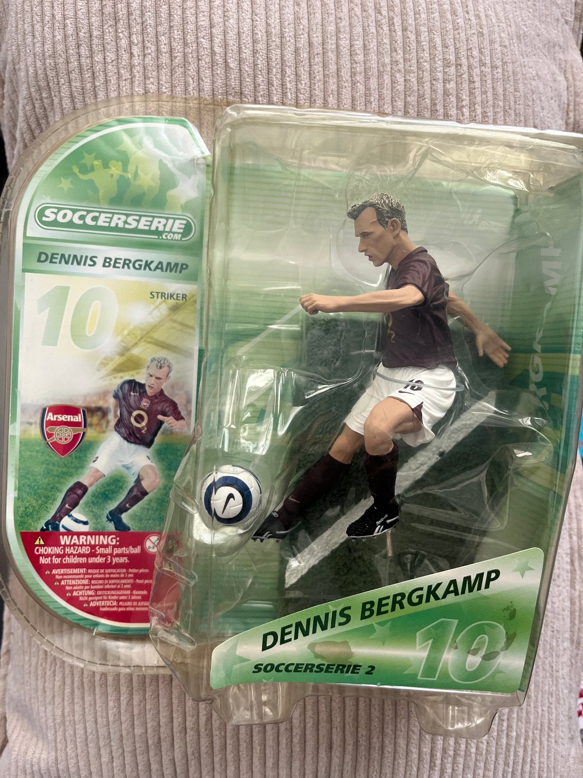 Dennis Bergkamp actiefiguur - Soccerserie 2 Arsenal, Ophalen of Verzenden, Nieuw