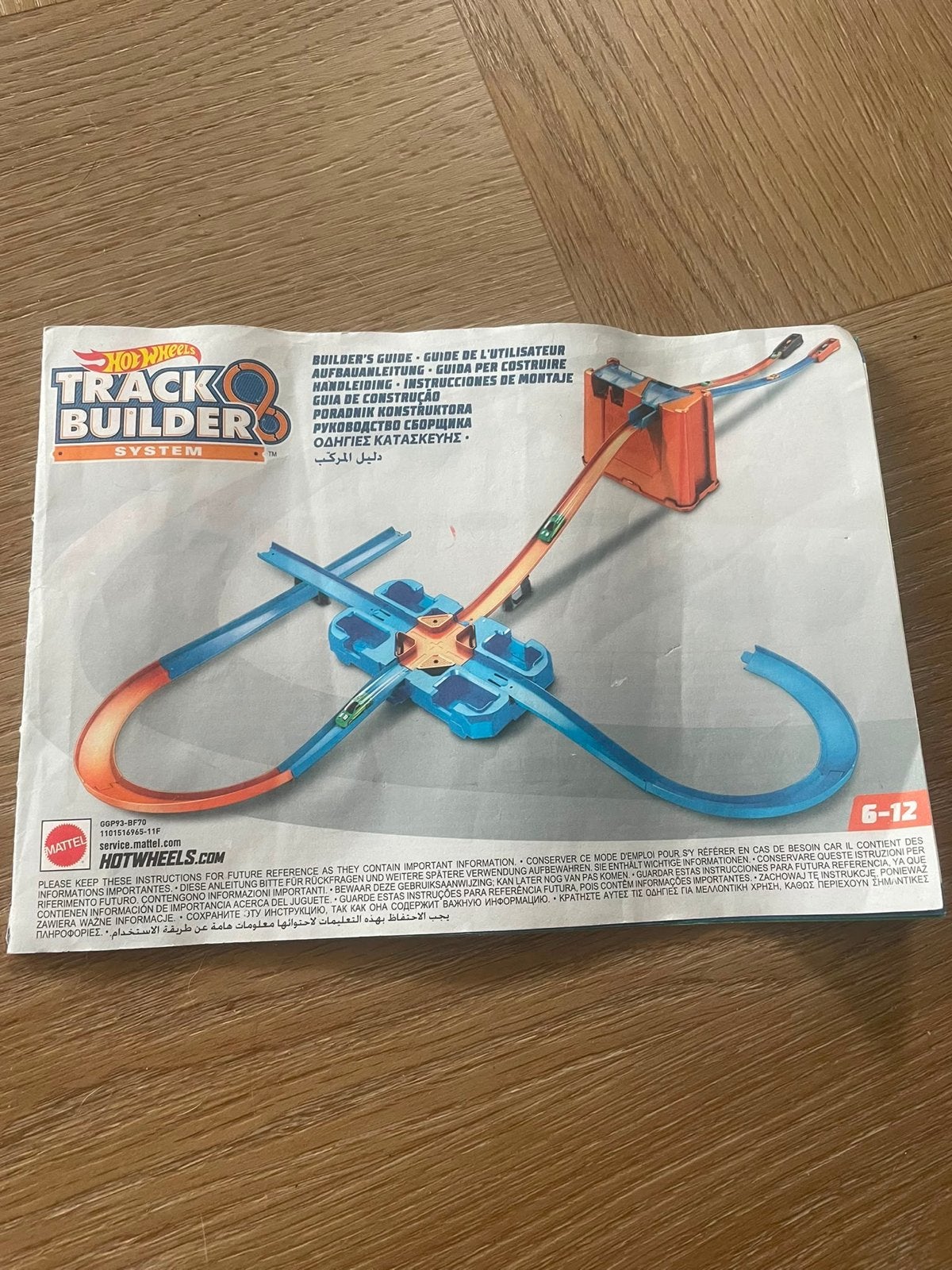 Hot Wheels Track Builder Stuntbaan met auto's, Kinderen en Baby's, Speelgoed | Racebanen, Zelf te bouwen, Ophalen of Verzenden