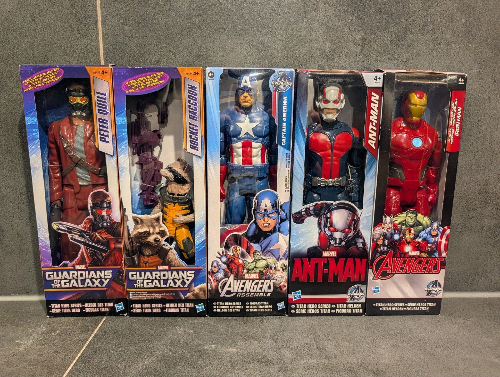 5 Marvel Avengers-figuren – ca. 30 cm – Nieuw in doos, Kinderen en Baby's, Ophalen of Verzenden, Zo goed als nieuw