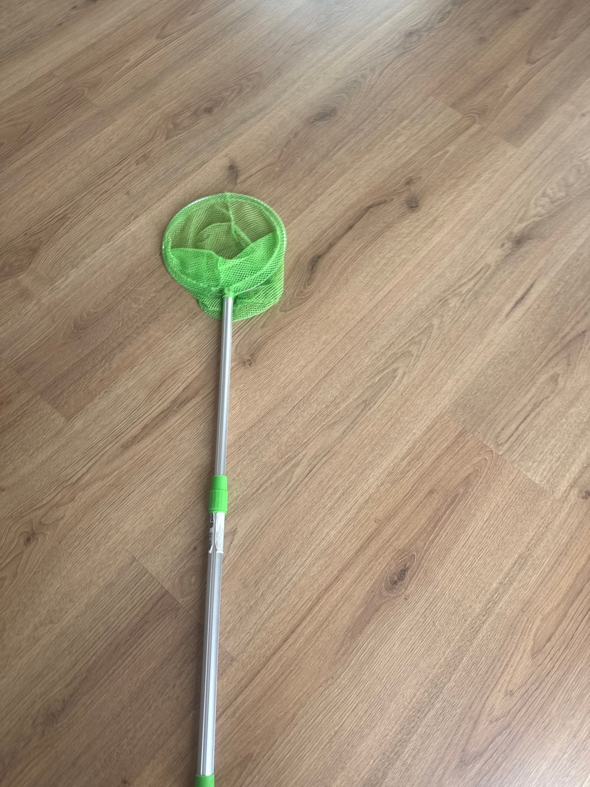Uitschuifbaar groen visnetje voor kinderen, Ophalen of Verzenden, Gebruikt