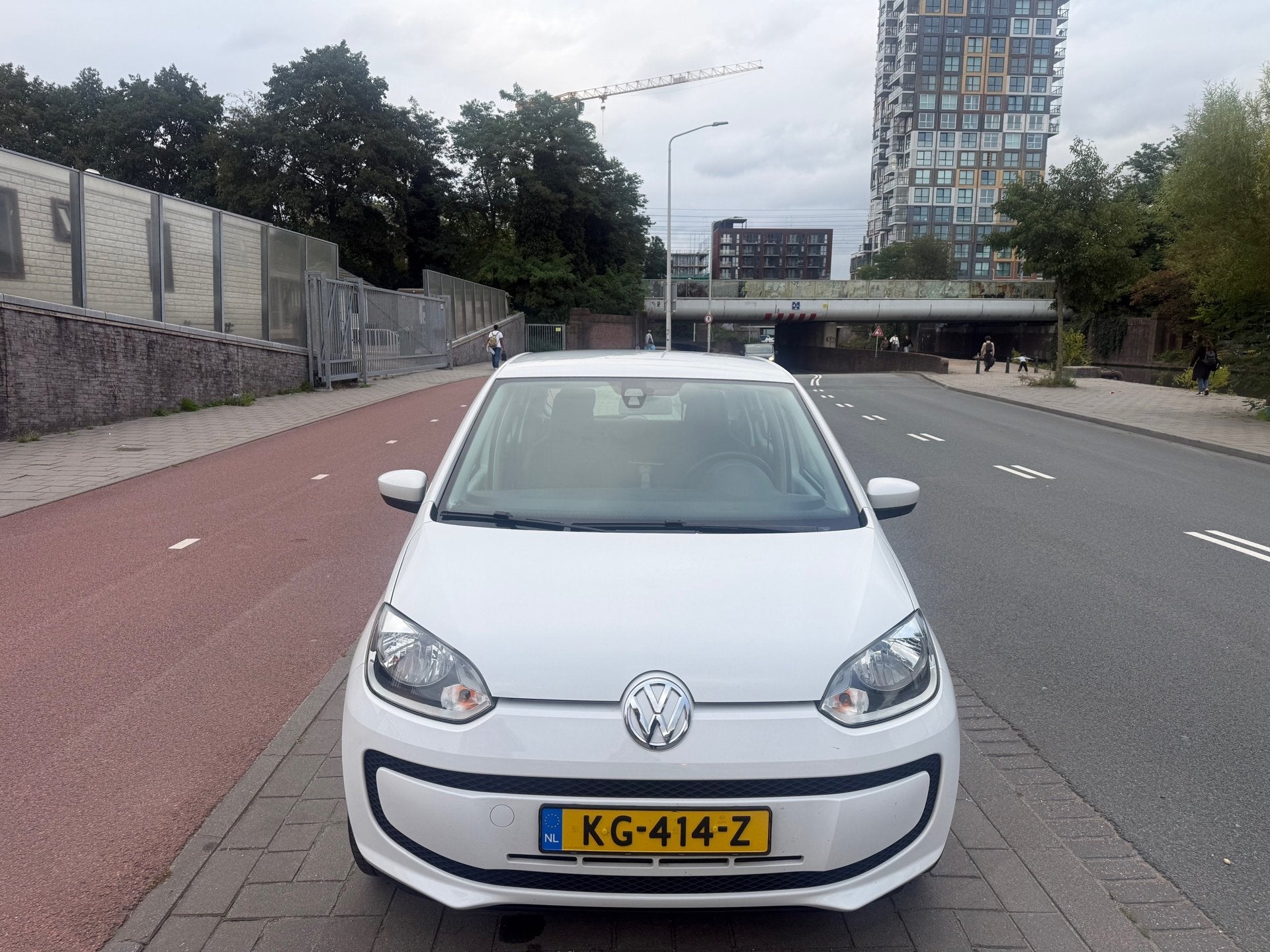 Volkswagen Up! 1.0 move up! BlueMotion N.A.P CNG/Benzine, Auto's, Voorwielaandrijving, Stof, CNG (Aardgas), 4 stoelen