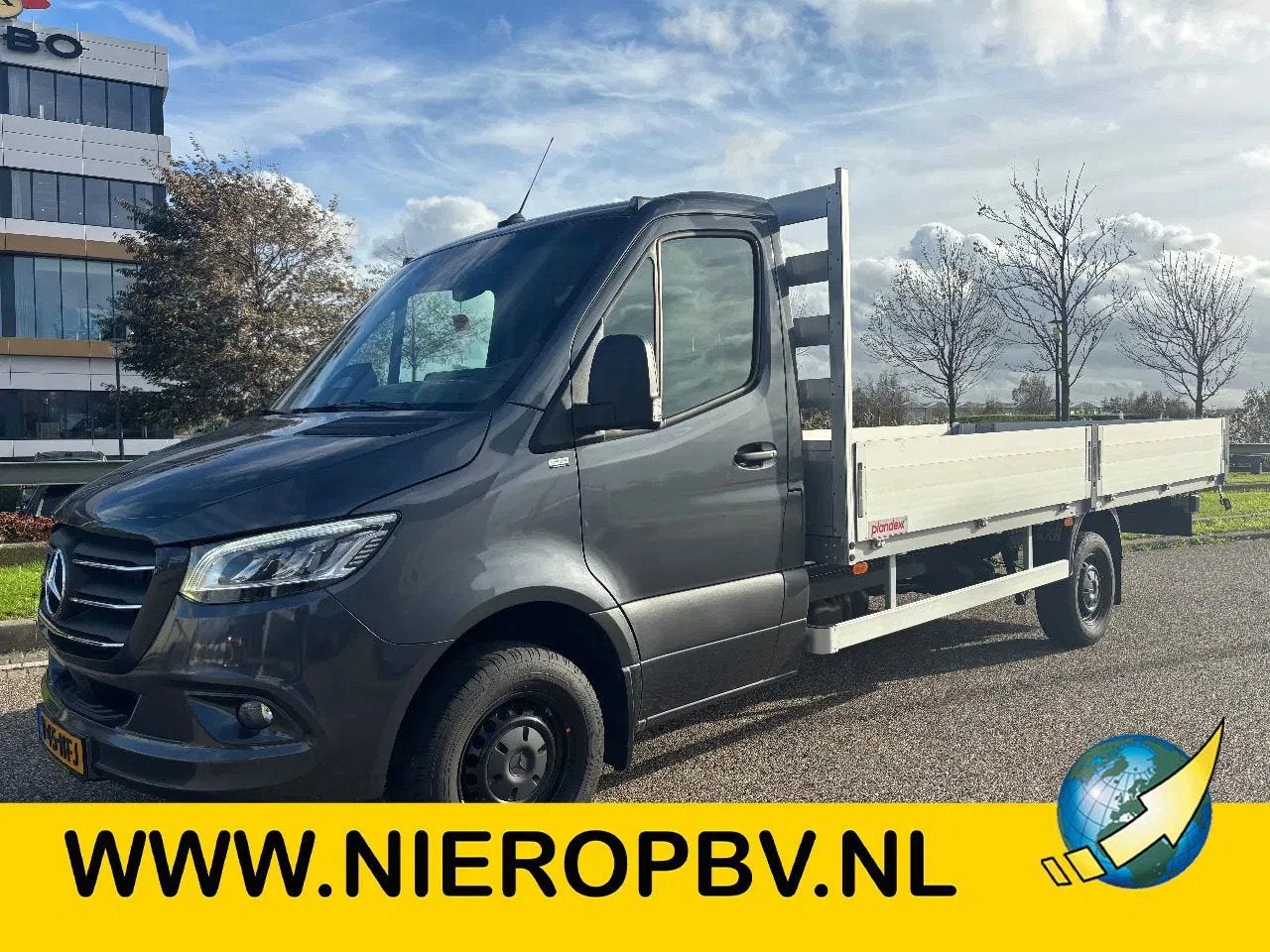 Mercedes-Benz Sprinter 317CDI Openlaadbak LET OP 4.95 Lang A, Auto's, Bestelauto's, Bedrijf, Te koop, Mercedes-Benz, Diesel, Euro 6