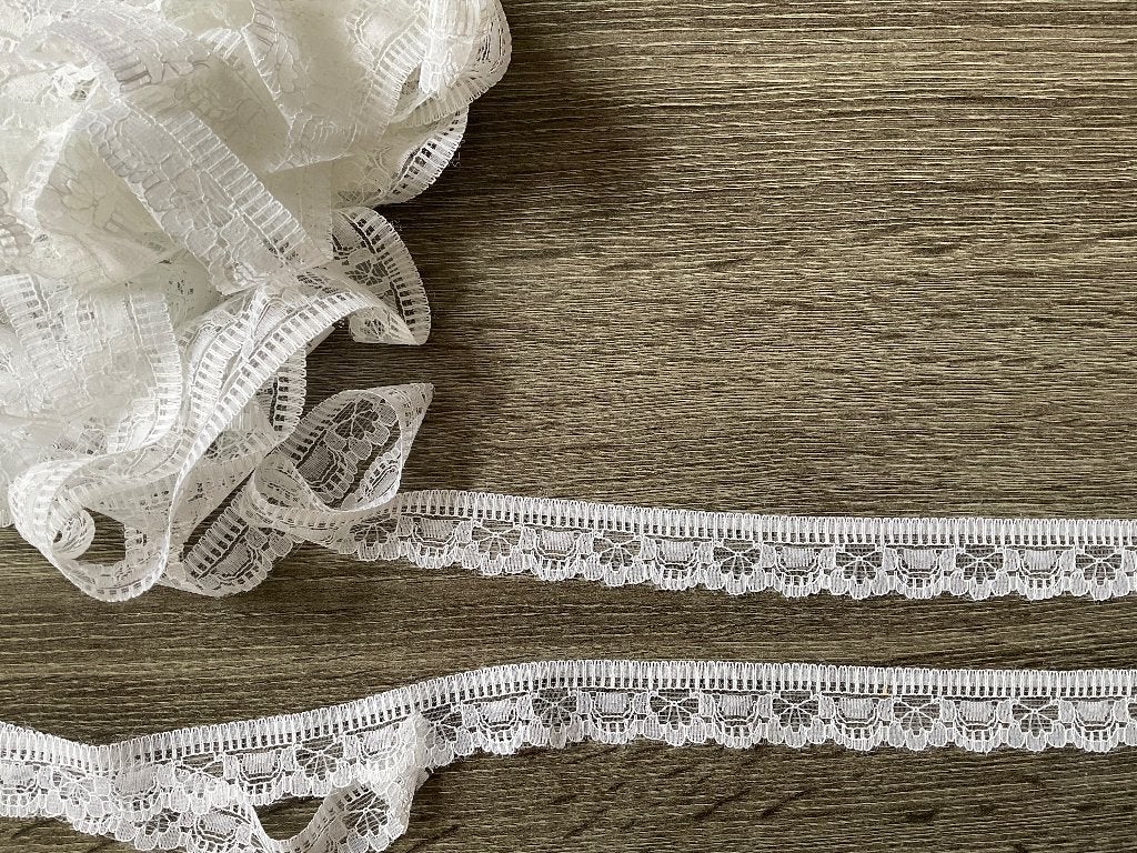 Nr 96 ) Opruiming mooi wit kant 10 meter € 4,00, Verzenden, Nieuw, Kant