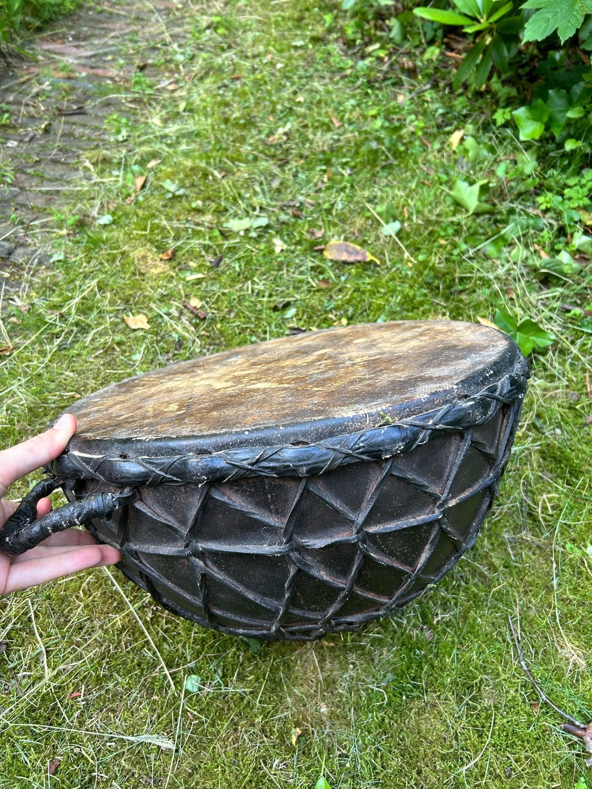 Vintage Ugandese/Afrikaanse Trommel, Muziek en Instrumenten, Percussie, Ophalen of Verzenden, Gebruikt, Trommel
