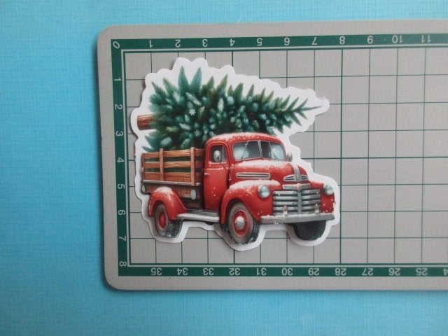 ky476 KERST / vrachtwagen / kerstboom, Verzenden, Nieuw, Kerst, Overige typen