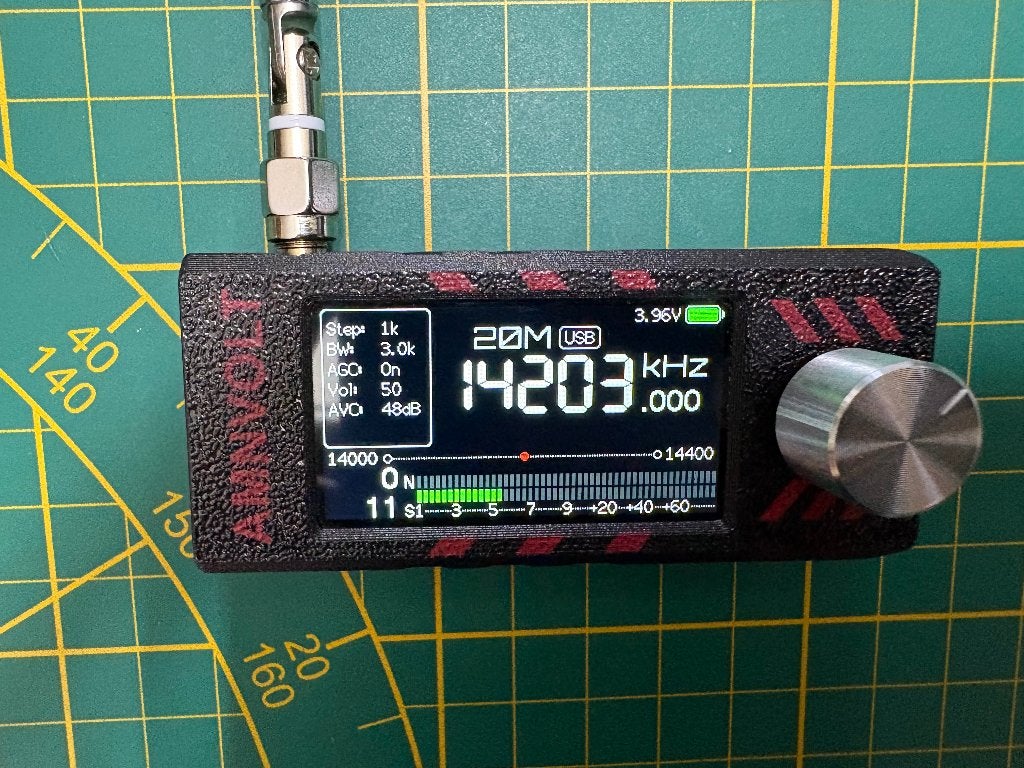 AMNVOLT V3 ATS Mini SI4732 Radio, Telecommunicatie, Ophalen, Zo goed als nieuw, Ontvanger
