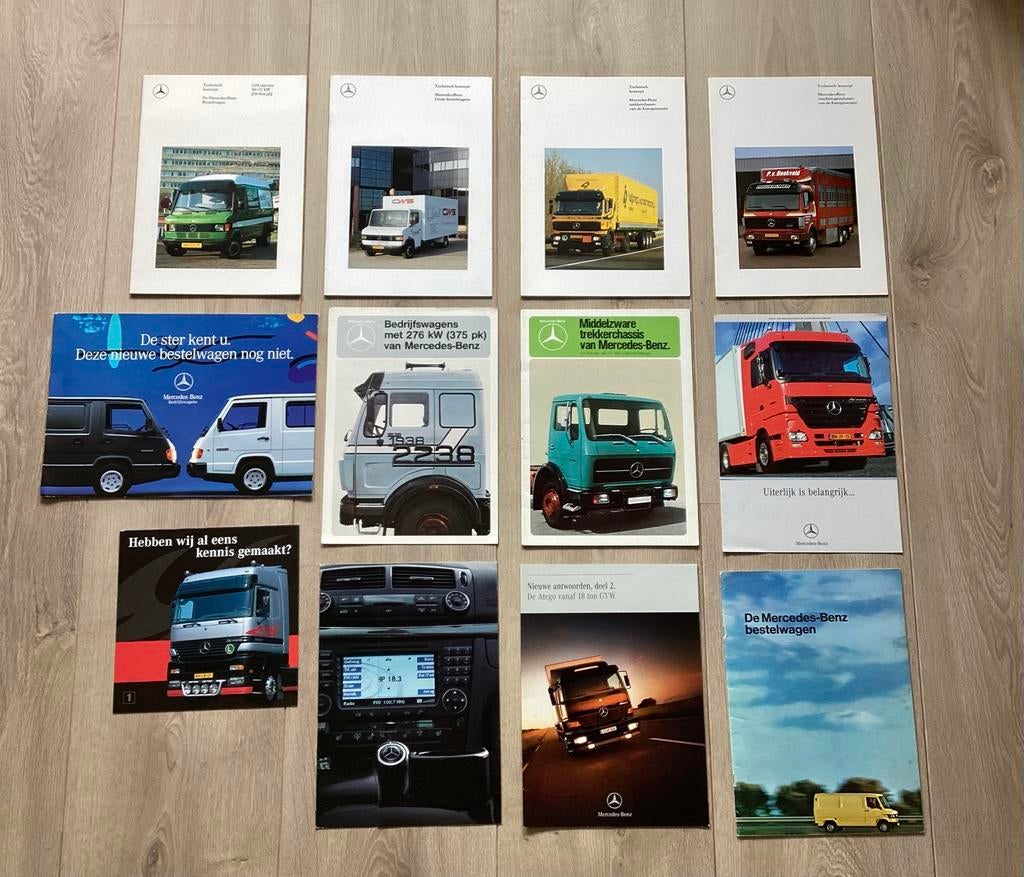 Mercedes Trucks en Bestelwagens folders, Ophalen of Verzenden, Zo goed als nieuw, Mercedes