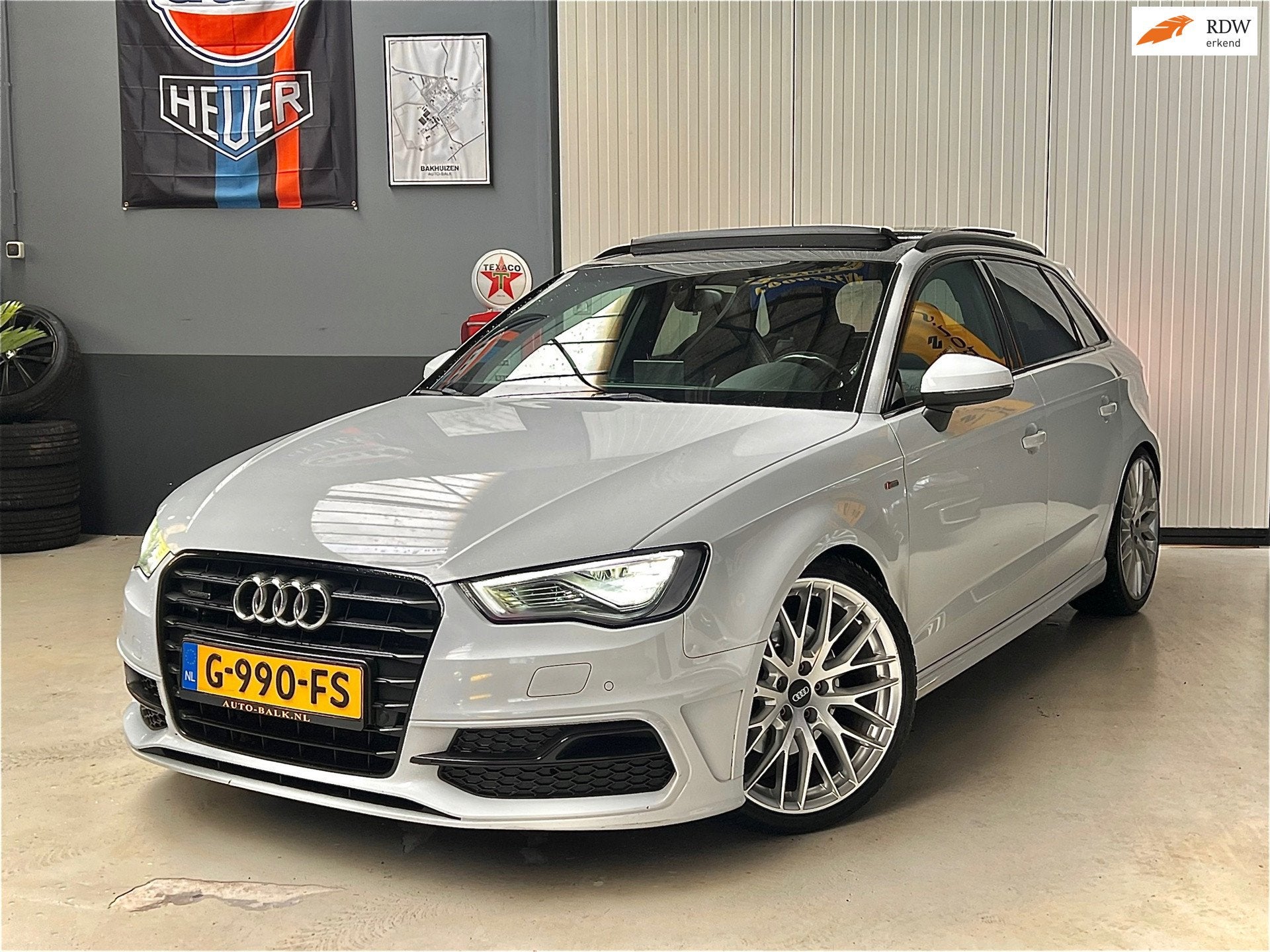 Audi A3 Sportback 2.0 TDI quattro |RS-zetels + Pano + B&O, Auto's, Audi, 4 cilinders, Leder, Bedrijf, Diesel