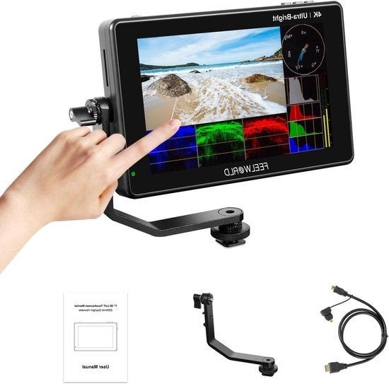 Cameramonitor – Vlogmonitor – Field Monitor – Extern Scherm, Corvance B.V., Verzenden, Nieuw, Corvancebol@gmail.com