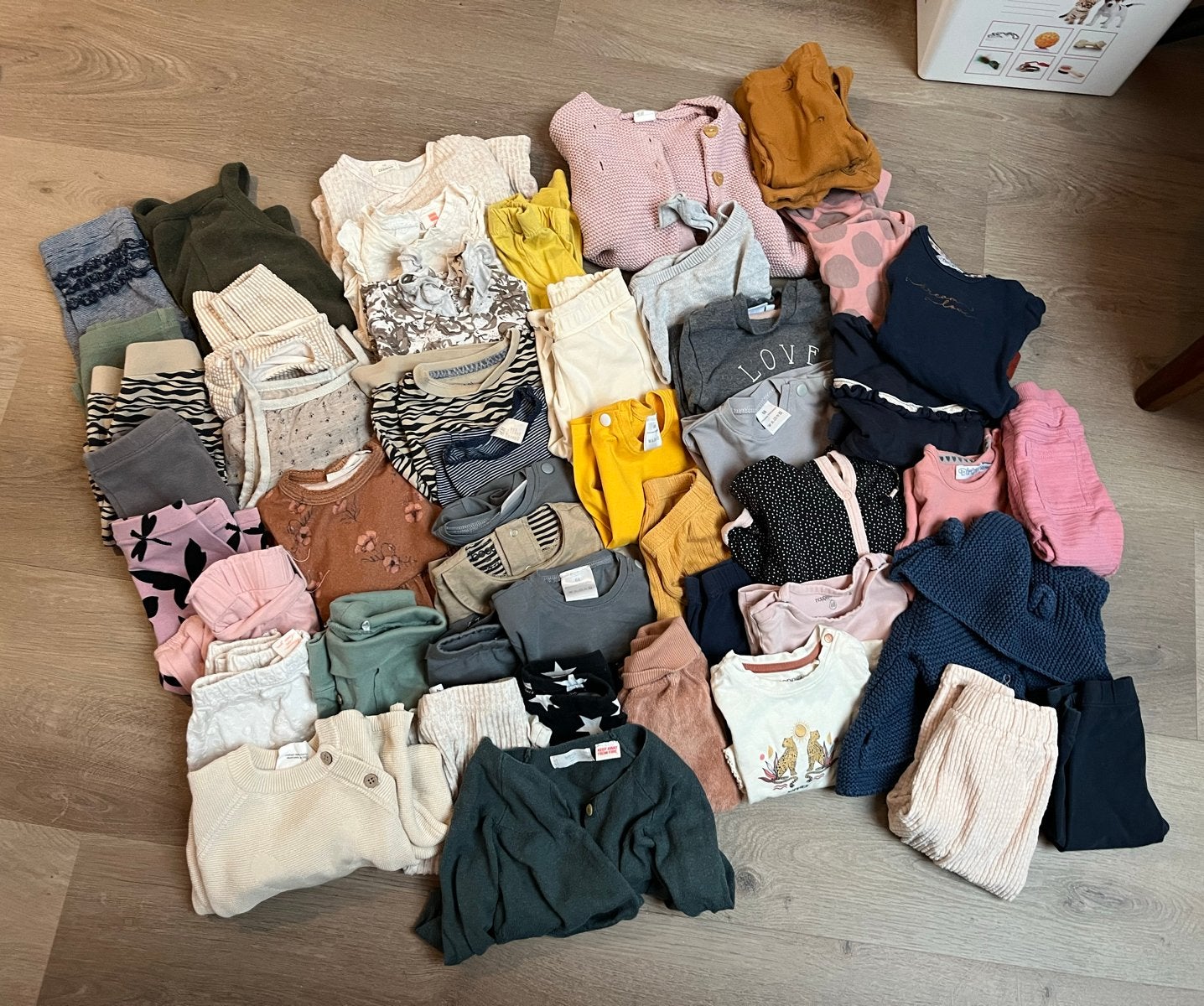 Groot kledingpakket maat 68 (49 stuks) - diverse merken, Ophalen of Verzenden, Zo goed als nieuw