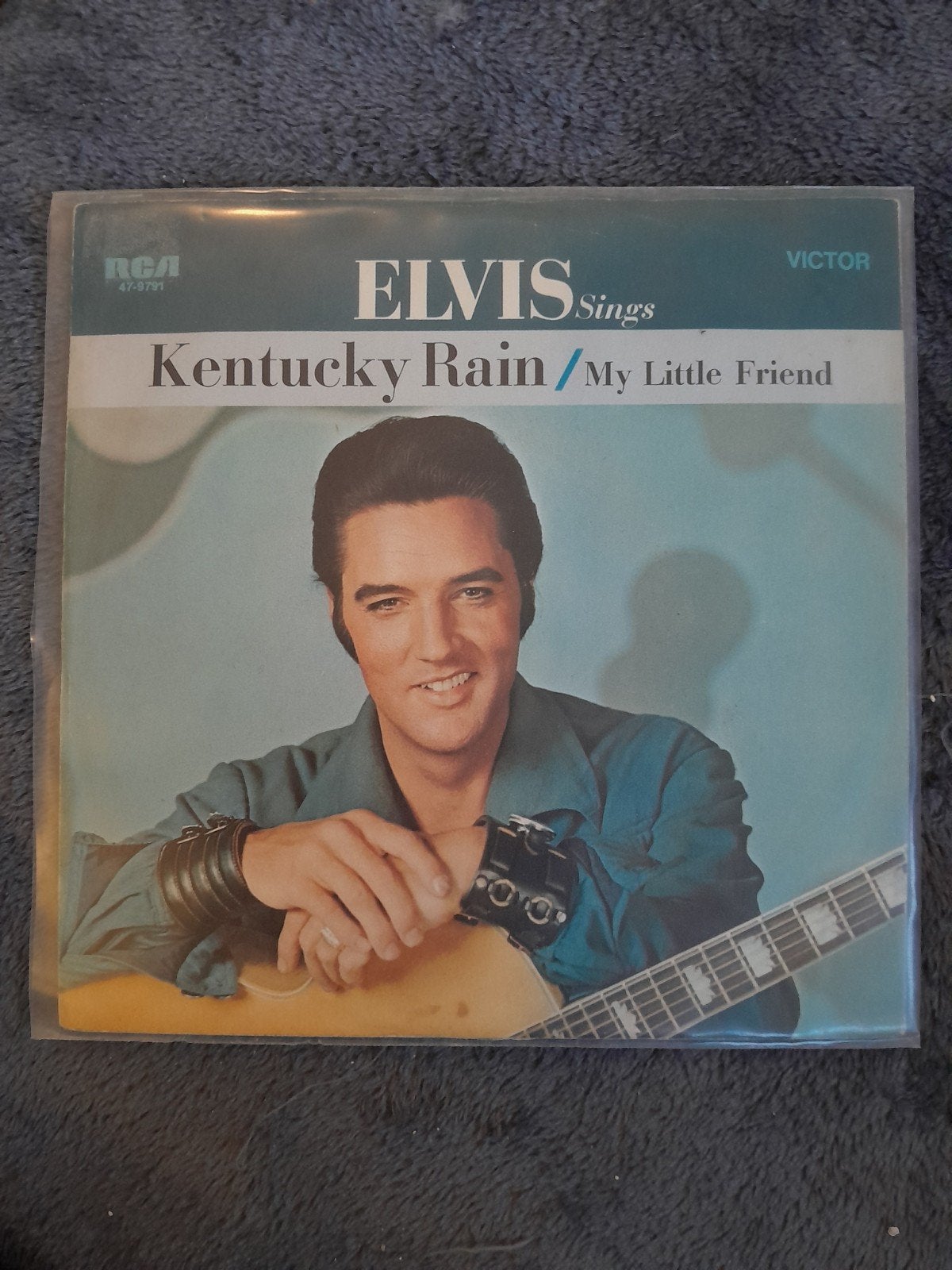 elvis presley 7inch kentucky rain, Ophalen of Verzenden, Zo goed als nieuw, Overige formaten