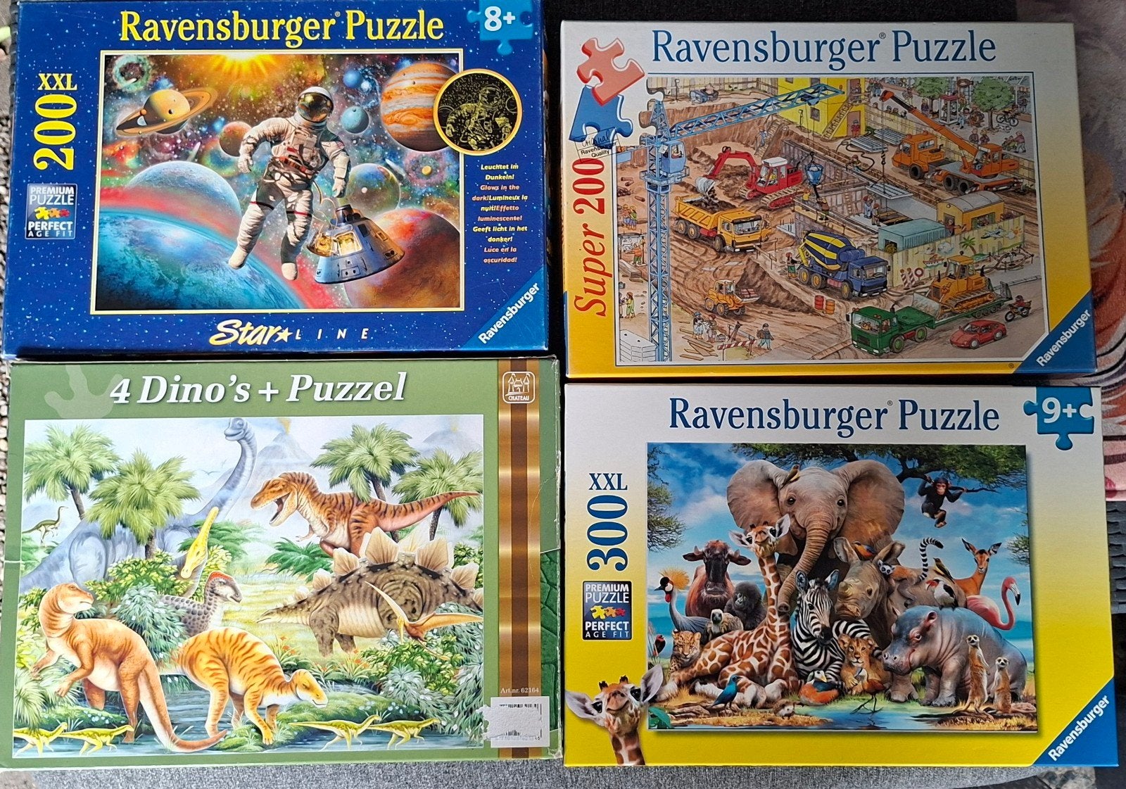Diverse kinderpuzzels - Gecontroleerd en compleet, Ophalen, Meer dan 50 stukjes, Gebruikt, 4 tot 6 jaar