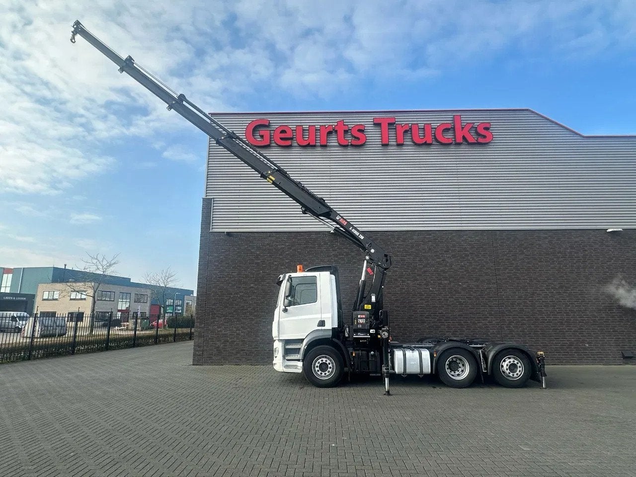 DAF CF 480 6X2 HIAB X-HIDUO 298 EP-4 KRAAN/KRAN/CRANE/GRUA, Automaat, Euro 6, Wit, Origineel Nederlands