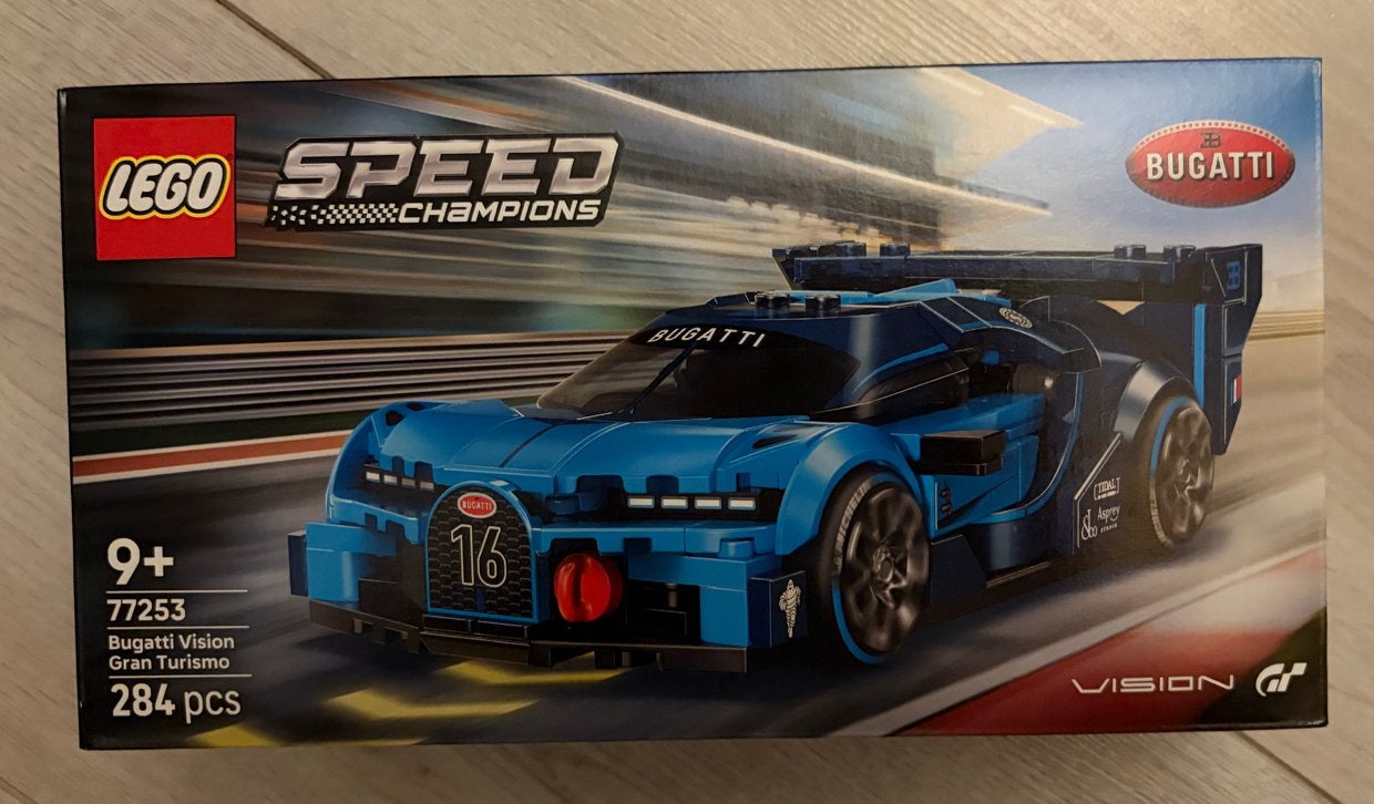 LEGO Speed Champions Bugatti Vision Gran Turismo 77253, Lego, Denemarken, Nieuw, Complete set