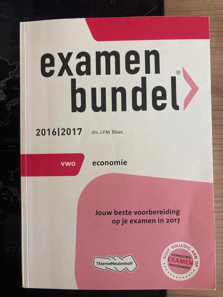 Examenbundels VWO 2016 2017 2018 2019, Ophalen of Verzenden, Beta, Zo goed als nieuw