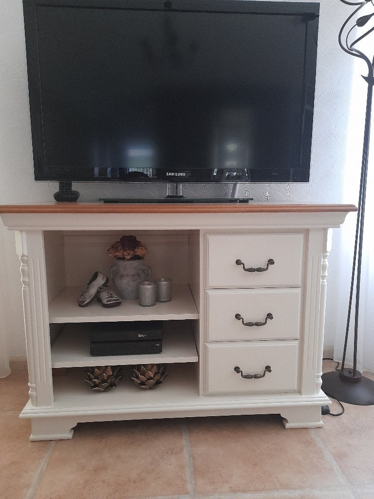 tv kast, Gebruikt, Eikenhout, 50 tot 100 cm, Minder dan 100 cm
