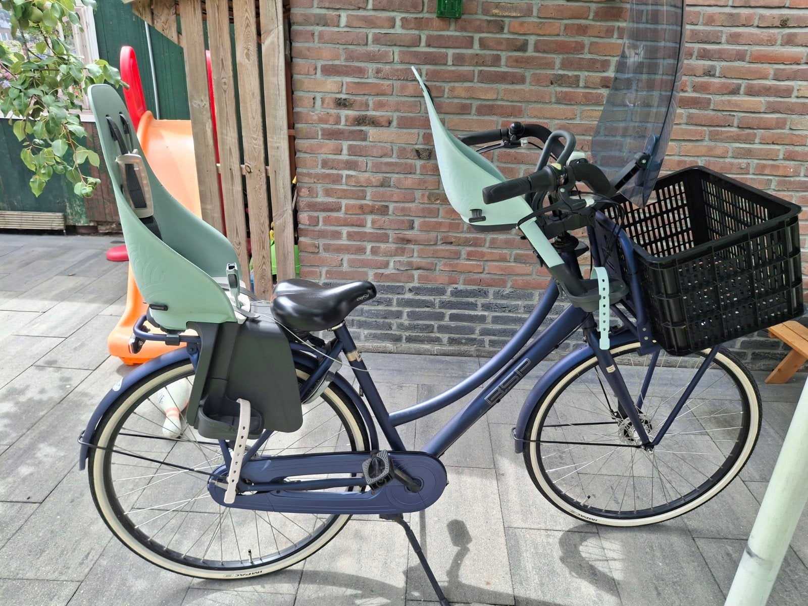 moeder fiets bsp, 2 zitjes, Versnellingen, Zo goed als nieuw, Ophalen