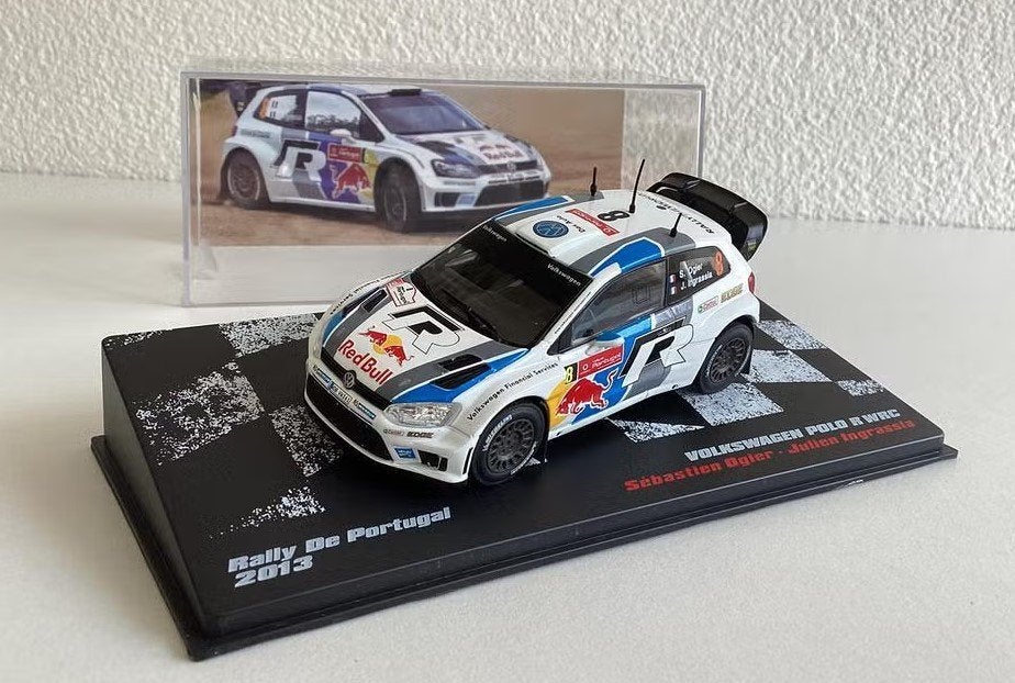 VW Polo R WRC 1:43 Ogier/Ingrassia - 2013 Rally de Portugal, Overige merken, Auto, 1:32 tot 1:50, Ophalen of Verzenden