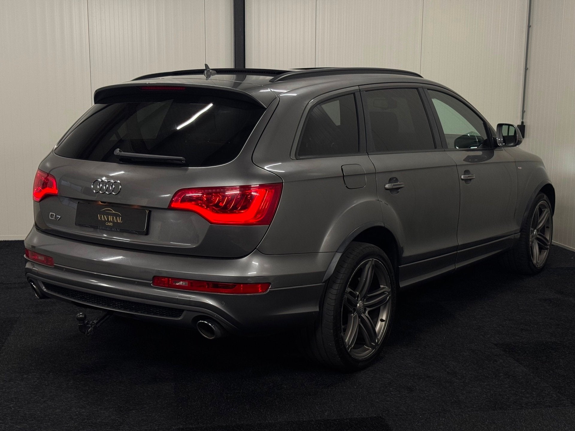 Audi Q7 3.0 TDI quattro S line 7P 239PK FULLOPTION|RIJKLAAR, Automaat, Euro 5, Zwart, 7 stoelen