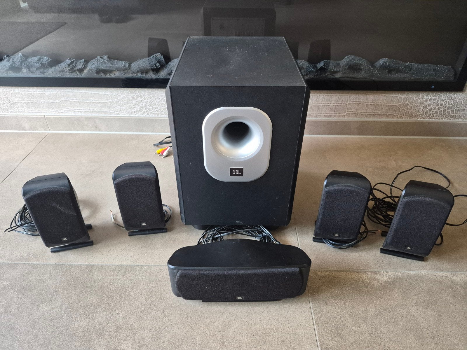 JBL SUB200/230 5.1 Home Cinema Systeem met Subwoofer, Overige merken, Gebruikt, 70 watt of meer, Ophalen of Verzenden