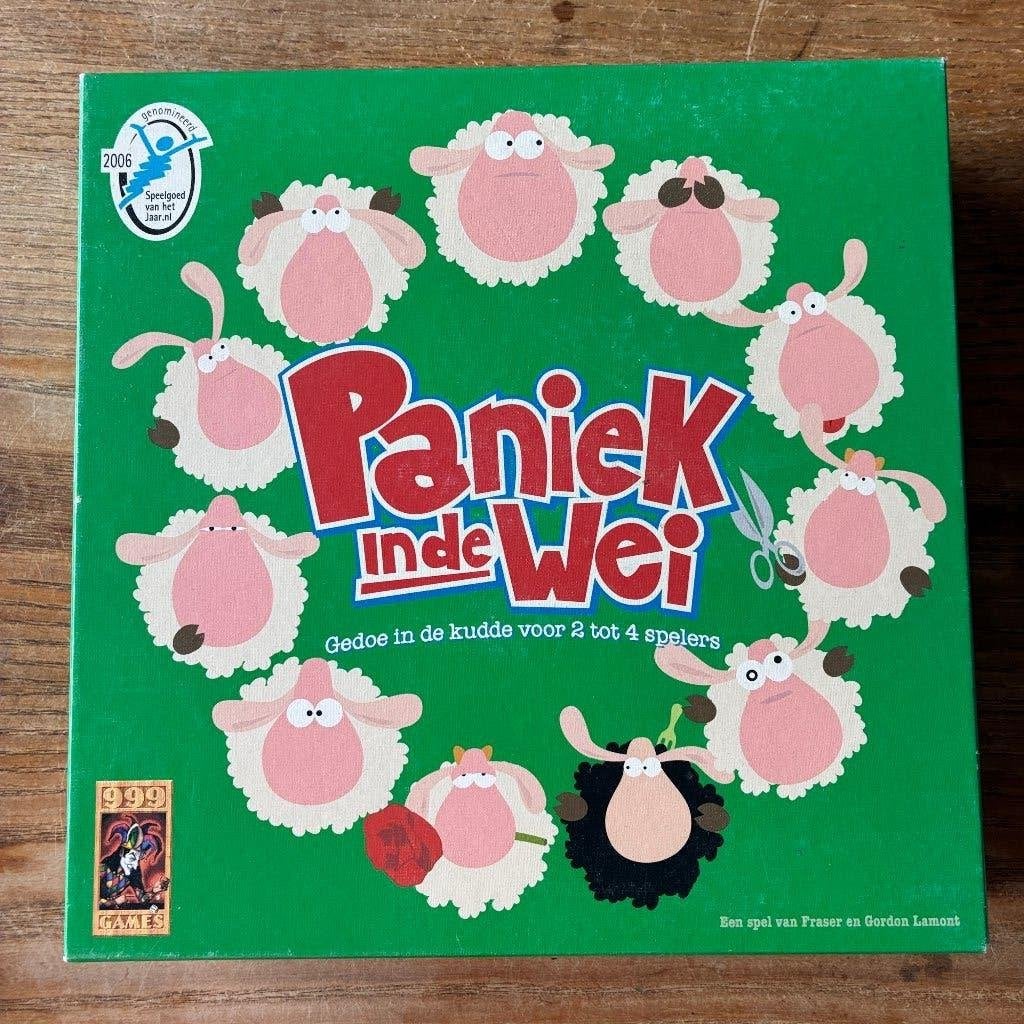 999 games - Paniek in de wei (voor 2-4 spelers, 8+jaar) zgan, Een of twee spelers, Ophalen of Verzenden, Zo goed als nieuw, 999 Games