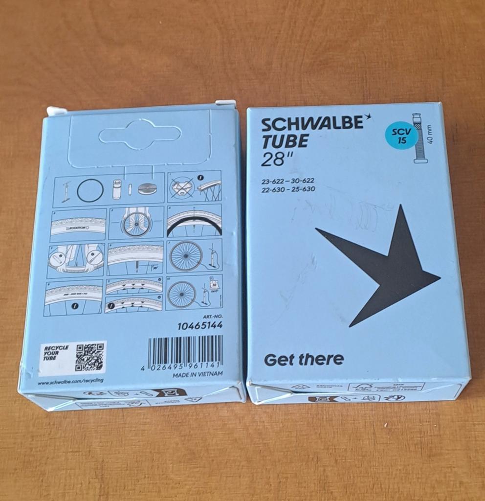 2x swalbe 28" binnenbanden nieuw, Ophalen of Verzenden