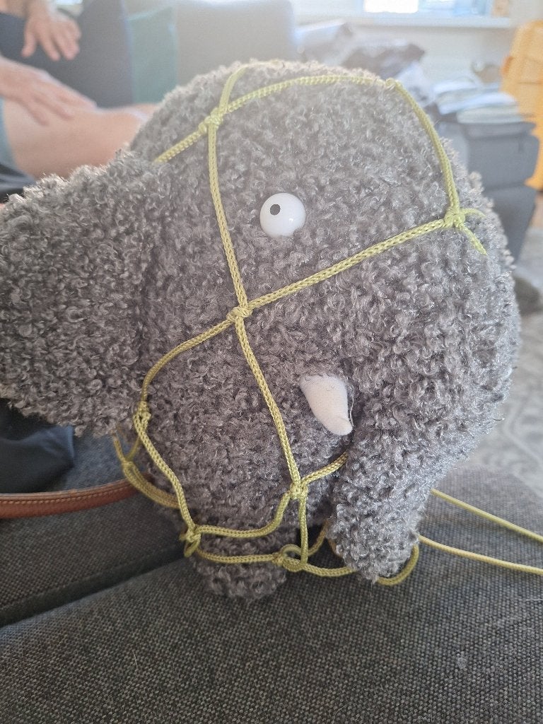 Olli de Olifant knuffel - Voetbalfan, Ophalen, Overige merken, Overige karakters, Grijs