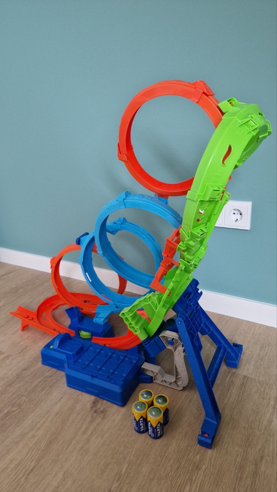 Hot Wheels Racebaan met Looping, Ophalen, Racebaan, Zo goed als nieuw, Hot Wheels