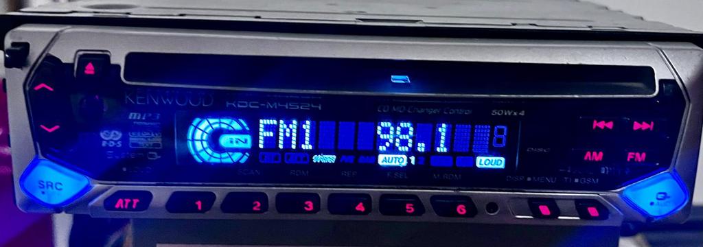 Een losse autoradio Kenwood KDC-M4542, werkt naar behoren, Ophalen of Verzenden, Zo goed als nieuw