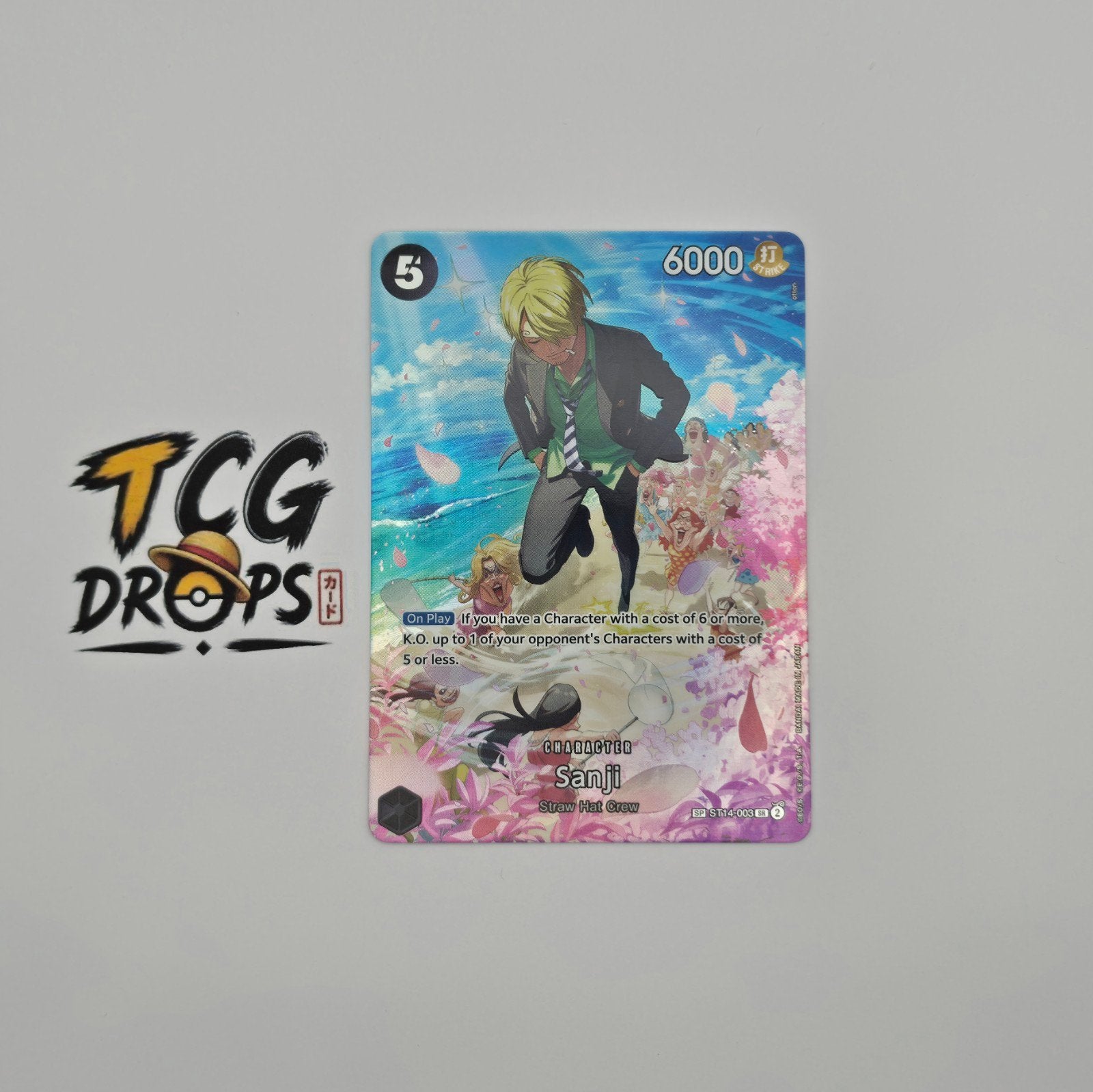Sanji ST14-003 Royal Blood, Ophalen of Verzenden, Nieuw, Losse kaart, Foil