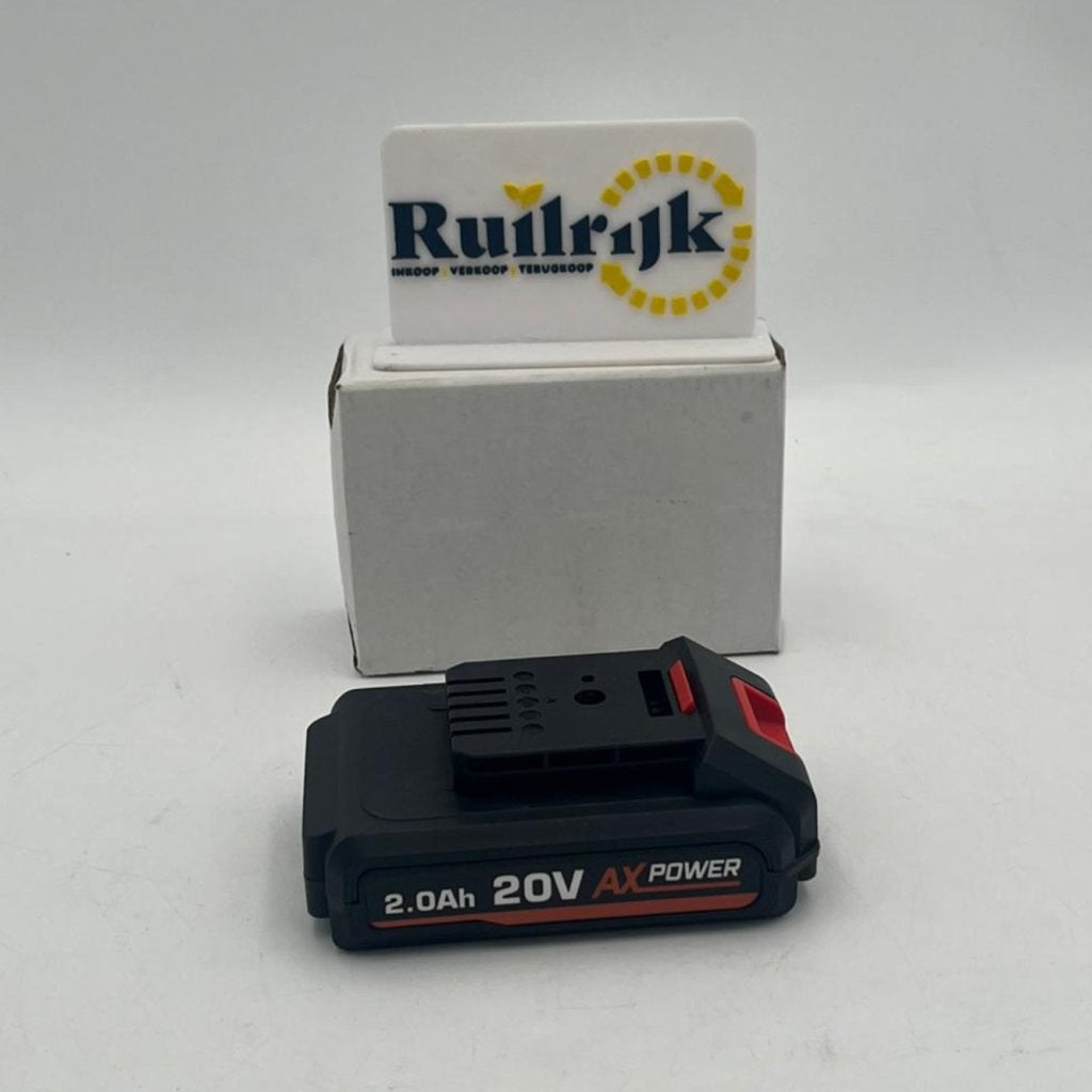 FERM AX Power 20V 2Ah Accu - Nieuw, Ruilrijk, Zo goed als nieuw, Info@ruilrijk.nl, Neerstraat 60, 6041 KD Roermond