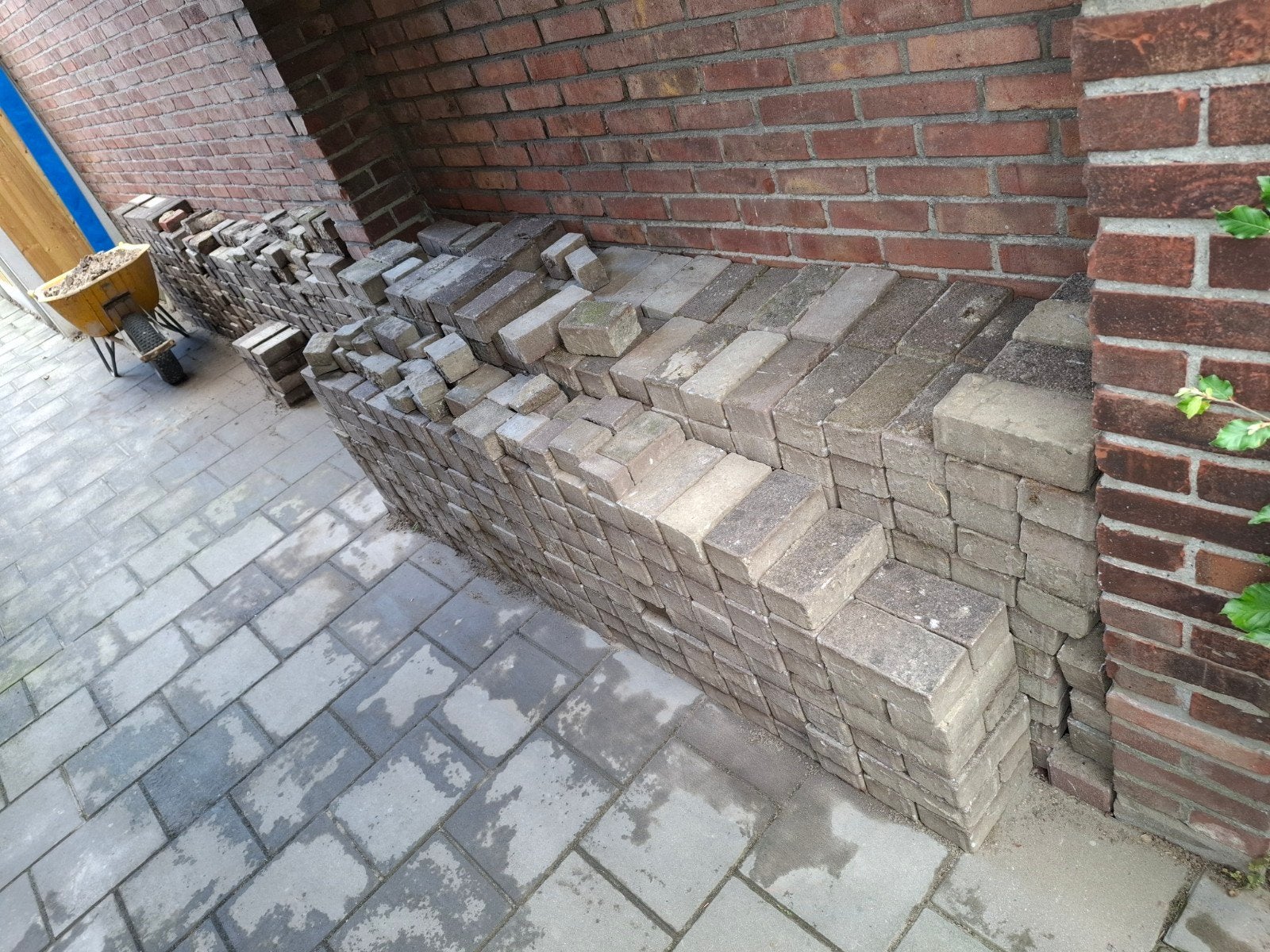 Gebruikte straatklinkers GRATIS, Tuin en Terras, Tegels en Klinkers, Ophalen, Gebruikt, Klinkers, 10 m² of meer