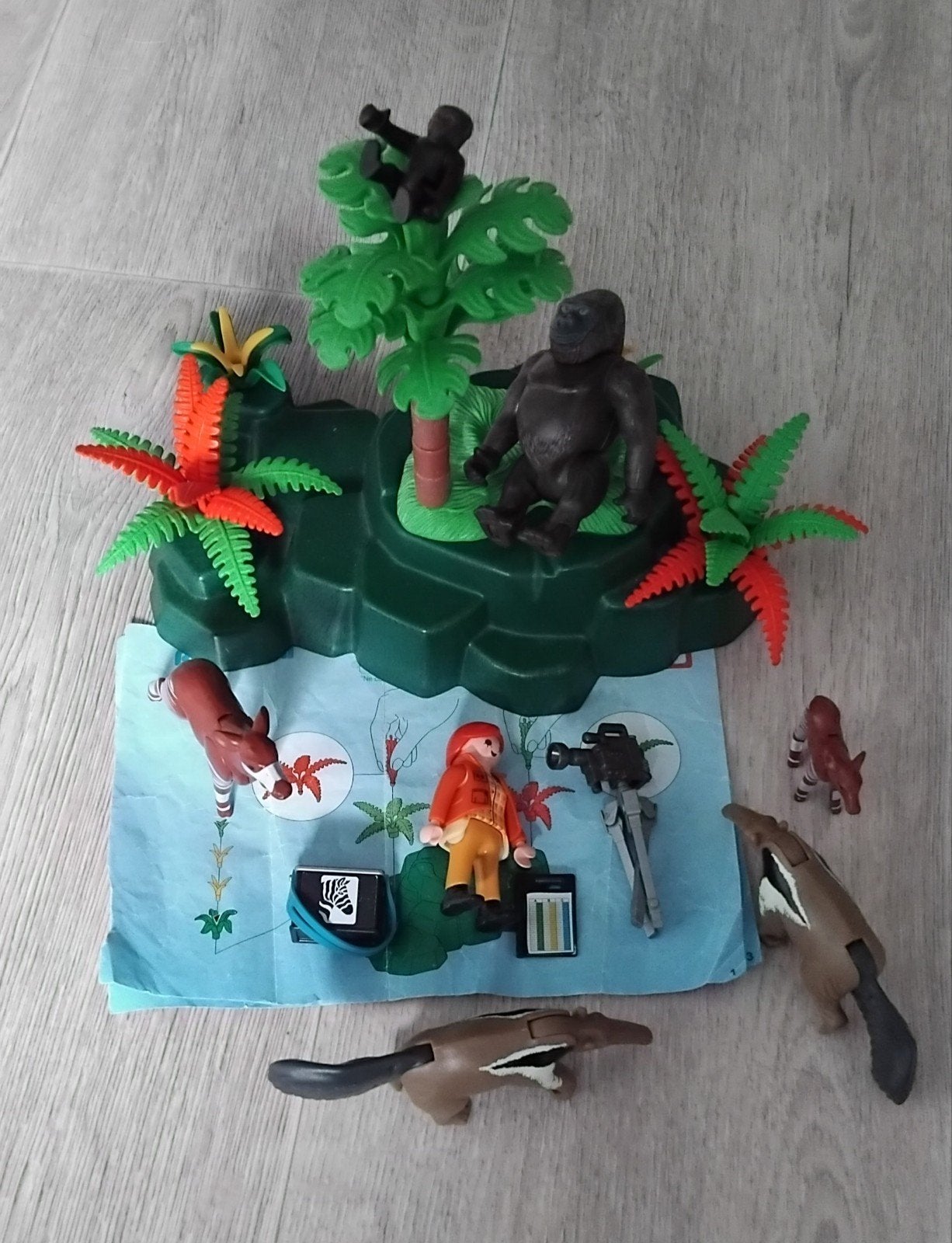 Playmobil safari, Ophalen