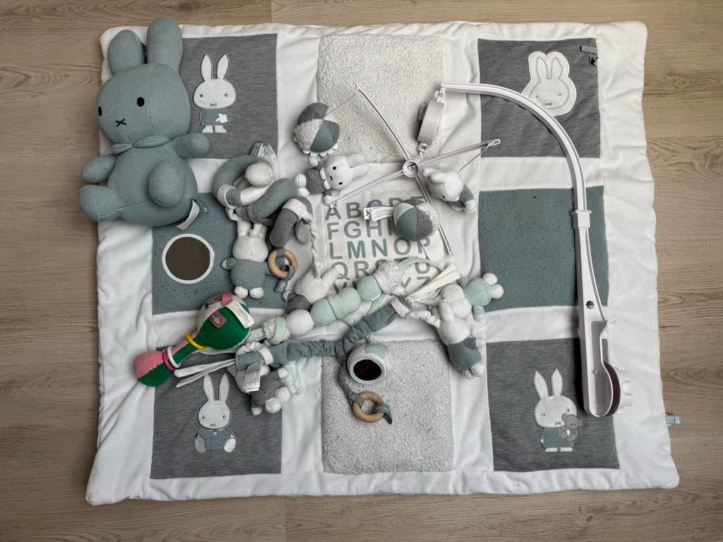 Nijntje Miffy boxspullen set, Kinderen en Baby's, Speelgoed | Babyspeelgoed, Ophalen, Zo goed als nieuw, Overige typen, Met geluid