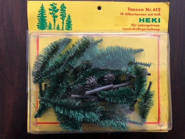 HEKI modeltrein 16 boompjes Tannen Nr.612, Overige merken, Gelijkstroom, Natuur, Ophalen of Verzenden
