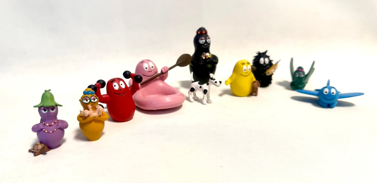 Barbapapa set van 10 *vintage*collectorsitem*, Ophalen of Verzenden, Zo goed als nieuw, Overige typen