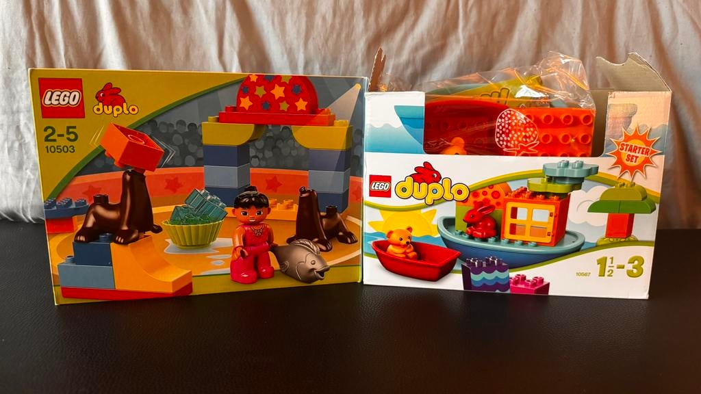 🎪🚢 Lego Duplo set van 2 - Circus 10503 + Boot set 10567, Ophalen of Verzenden, Zo goed als nieuw, Duplo