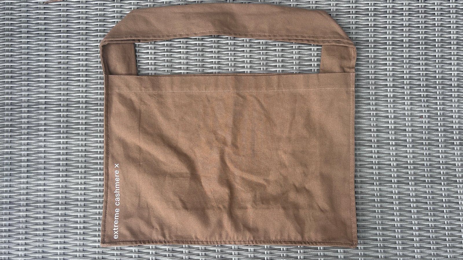 Extreme Cashmere x Bruin Stoffen Tas, Ophalen of Verzenden, Gebruikt, Bruin, Shopper
